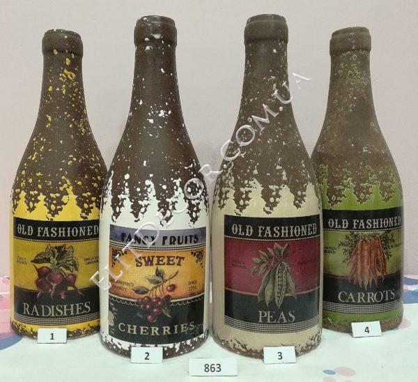 Бутылка декоративная (винтаж)